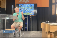 Alliance President Terry Gips presenting at the Minnesota State Fair
